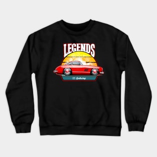 Cartooned Legends Mercedes Gullwing 300SL Crewneck Sweatshirt